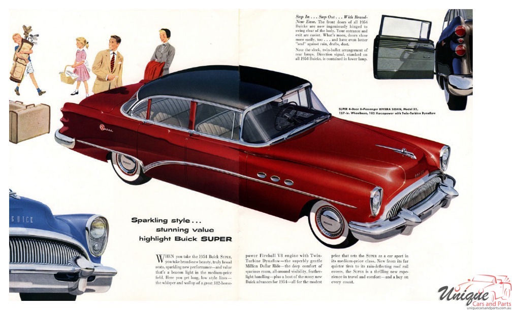 1954 Buick Brochure Page 1